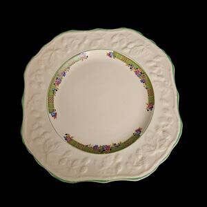 English Brambleberry Salad Plates Set of 3 Floral Cottage Dinnerware